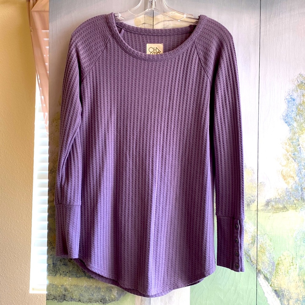 Chaser purple sweater